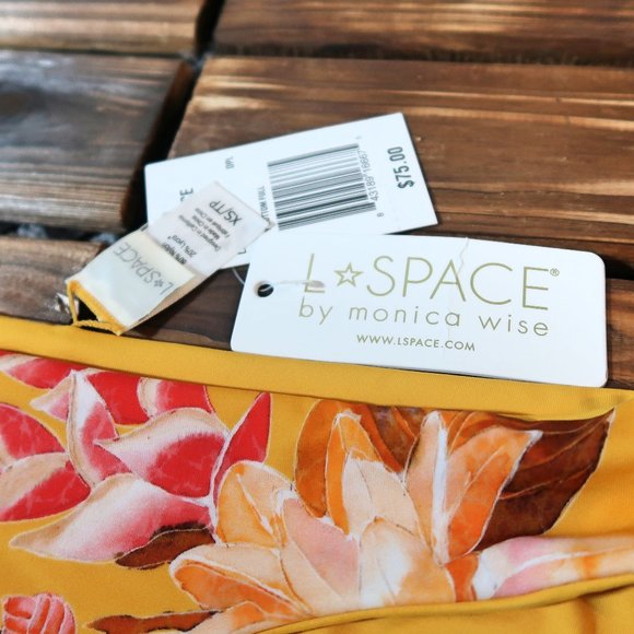 NWT LSpace Desert Palm Sandy Bikini Bottom XS - Picture 6 of 7